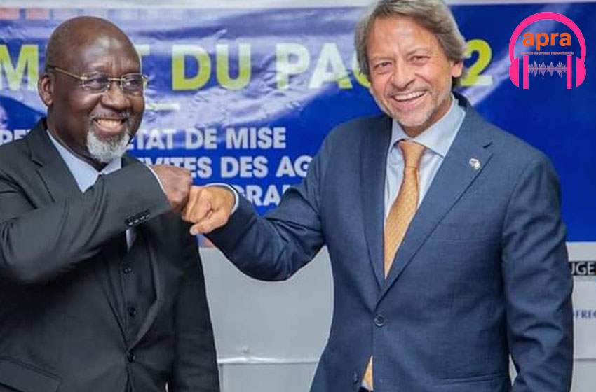 Le Ministre Alcide Djédjé et L'ambassadeur de l'UE en Côte d'Ivoire lancent le PACIR 2.