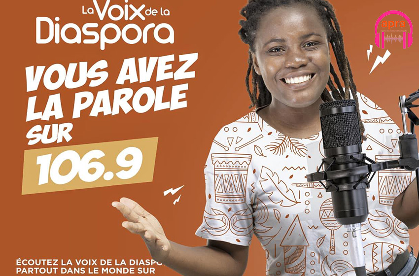 Média/Lacement de la Radio La Voix de la diaspora : 106.9