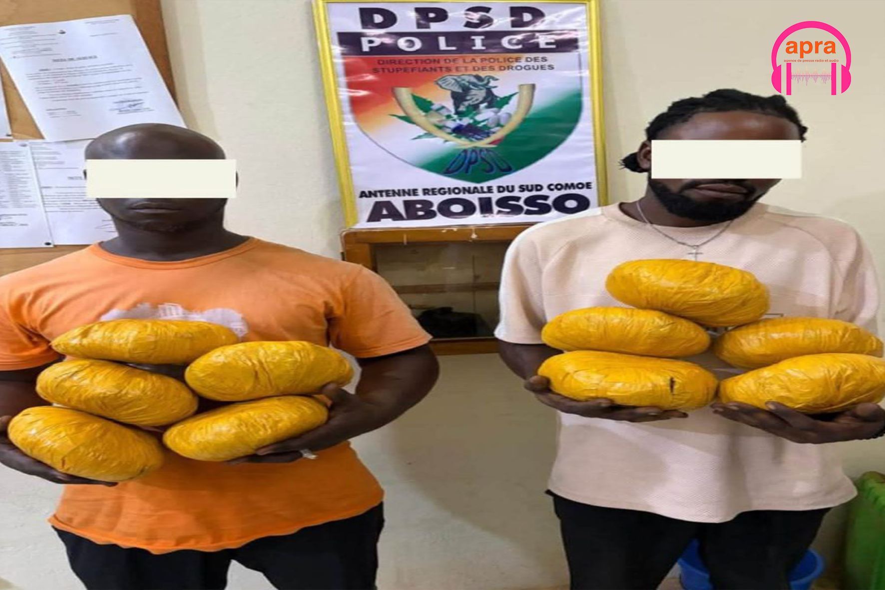 FAITS DIVERS / Assouindé : dix ballons de cannabis ‘’OD KUSH’’ saisis, deux hommes tombent dans les filets de la Police.