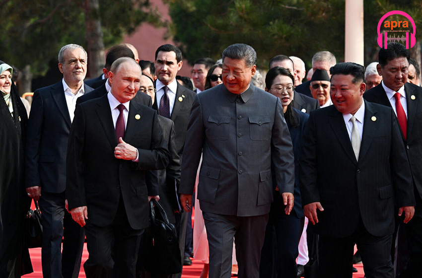 Actualité internationale/ La Chine déploie sa force militaire lors d'un défilé, Poutine et Kim en invités d'honneur.