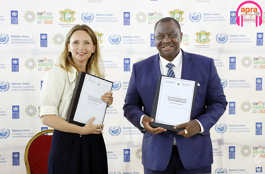 Signature d’un mémorandum d'entente entre la Côte d’Ivoire et l’Agence française de notation d’impact environnemental (GENESIS).