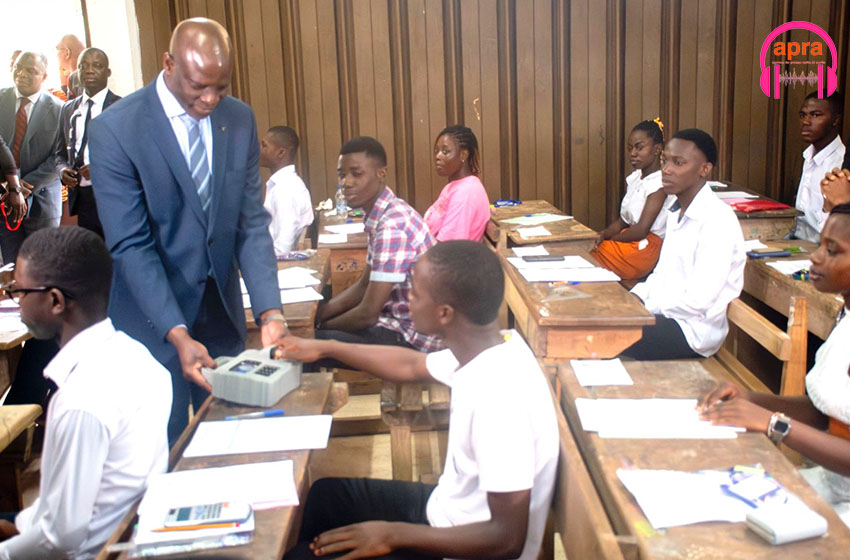 Brevet de Technicien supérieur (BTS), session 2024 : le ministre Adama Diawara lance les épreuves écrites à Yamoussoukro pour 55 321 candidats
