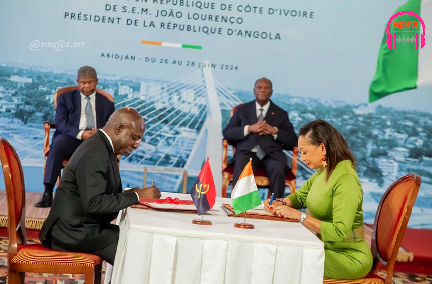 Diplomatie : la Côte d’Ivoire et l’Angola signent 14 accords de coopération