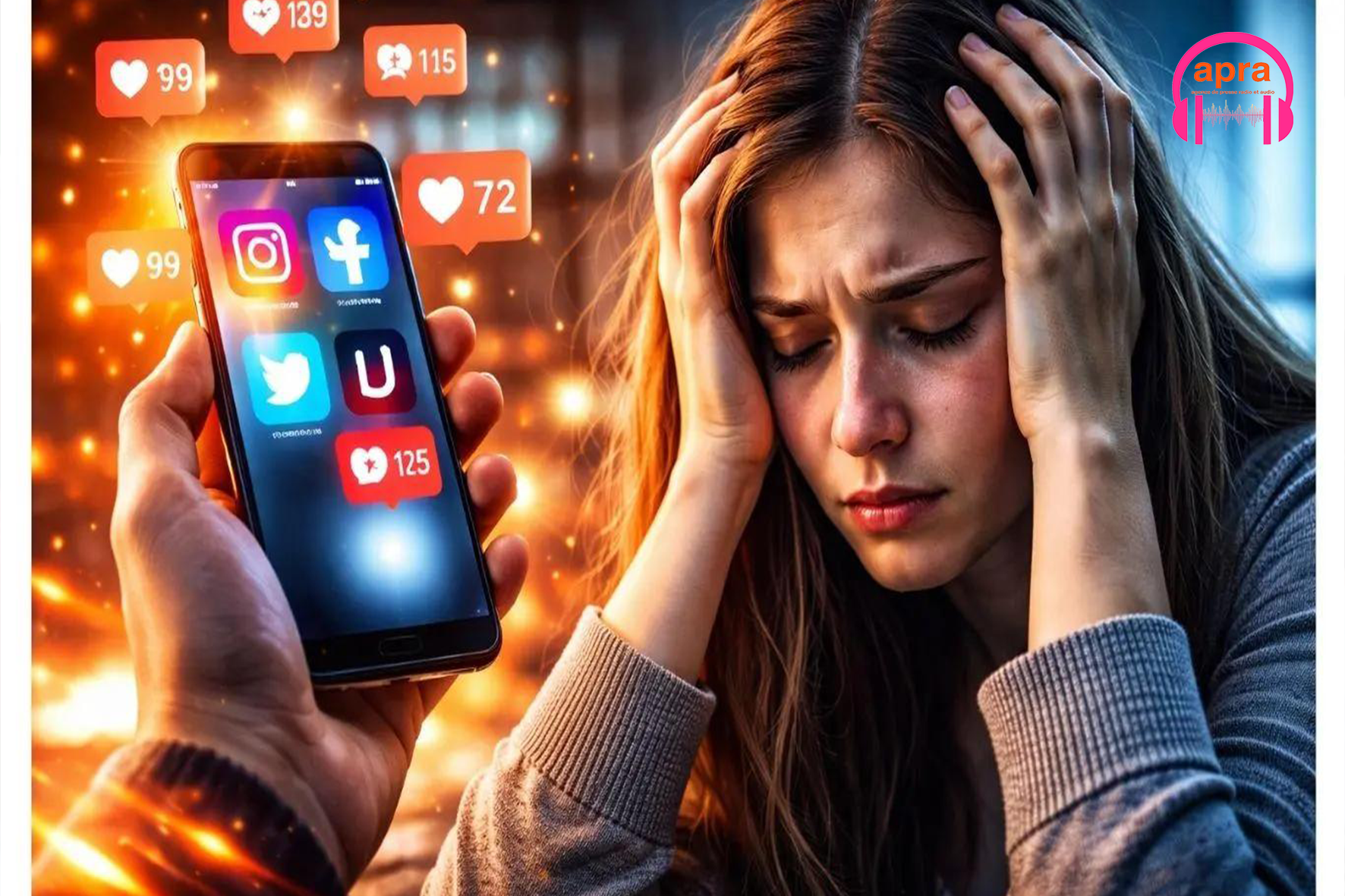 Société / Réseaux sociaux : quand l’hyperconnexion pèse sur le bien- être mental.