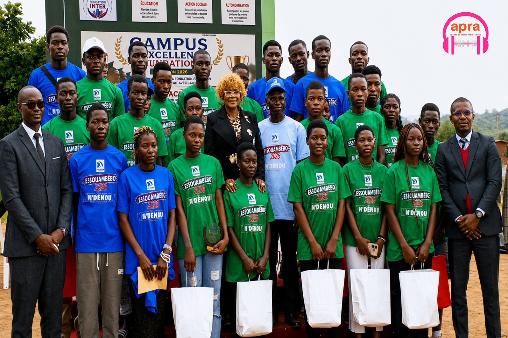 Éducation et développement : La Fondation CHIM-INTER façonne l’avenir à N’Dénou.
