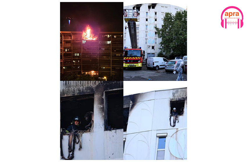 France/NICE : un incendie meurtrier fait sept morts dans le quartier du Moulin