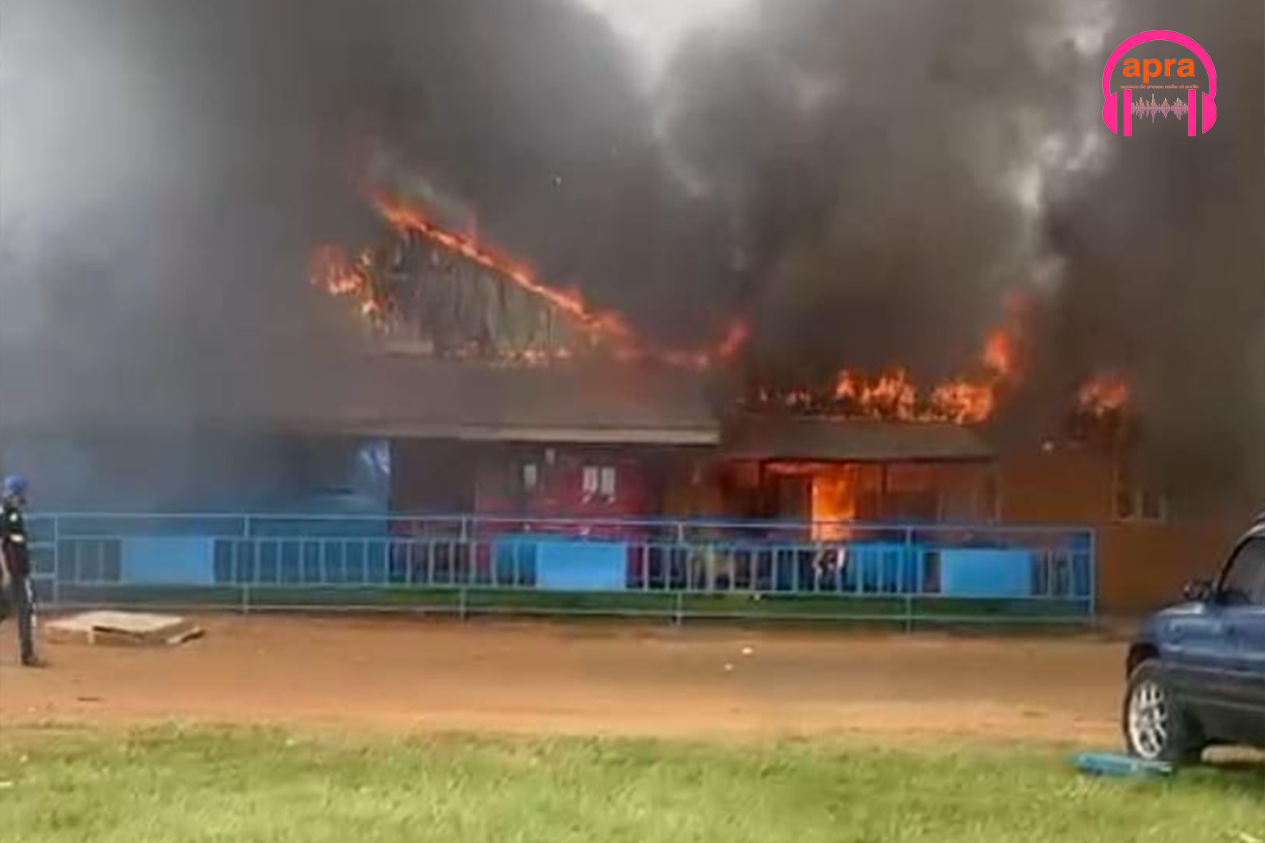 Faits divers / RDC : Incendie dévastateur à l’aéroport de Beni-Mavivi, plusieurs infrastructures réduites en cendres.