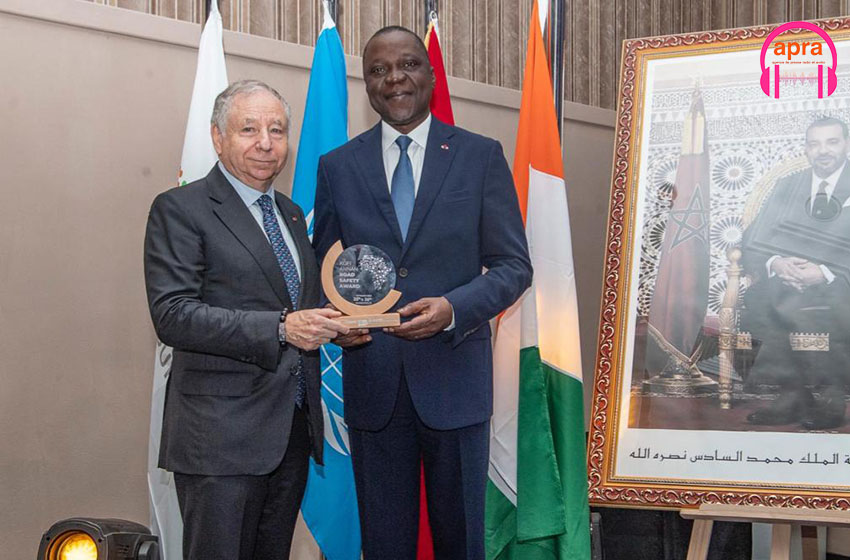 Awards de la Sécurité routière de l'ONU: la Côte d’Ivoire remporte "le 1er prix Kofi Annan dans la catégorie Innovation avec la digitalisation des services de transport"