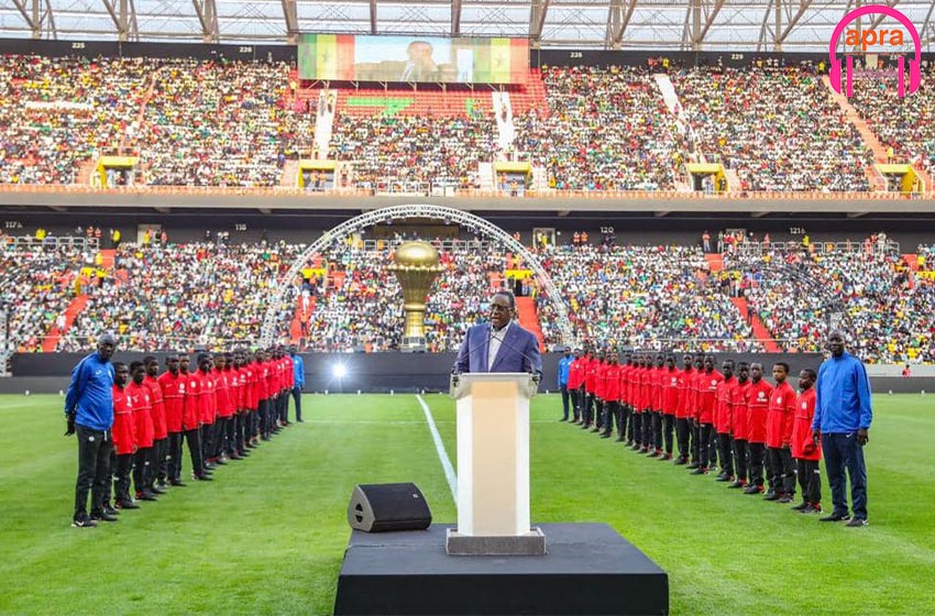 sport : Le président Sénégalais Macky Sall Inaugure un nouveau stade.