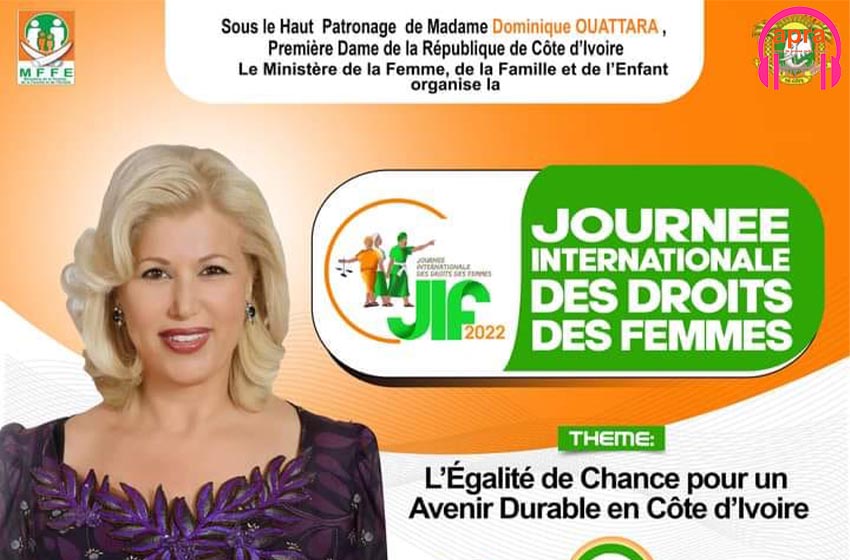 8 mars, journée internationale de la femme sous le thème l’égalité de chance pour un avenir durable en Côte d’Ivoire.