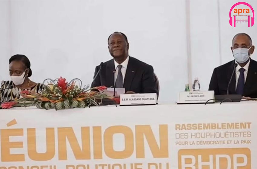 Côte d'Ivoire: Politique : Le RHDP se prononce sur la situation socio-politique.