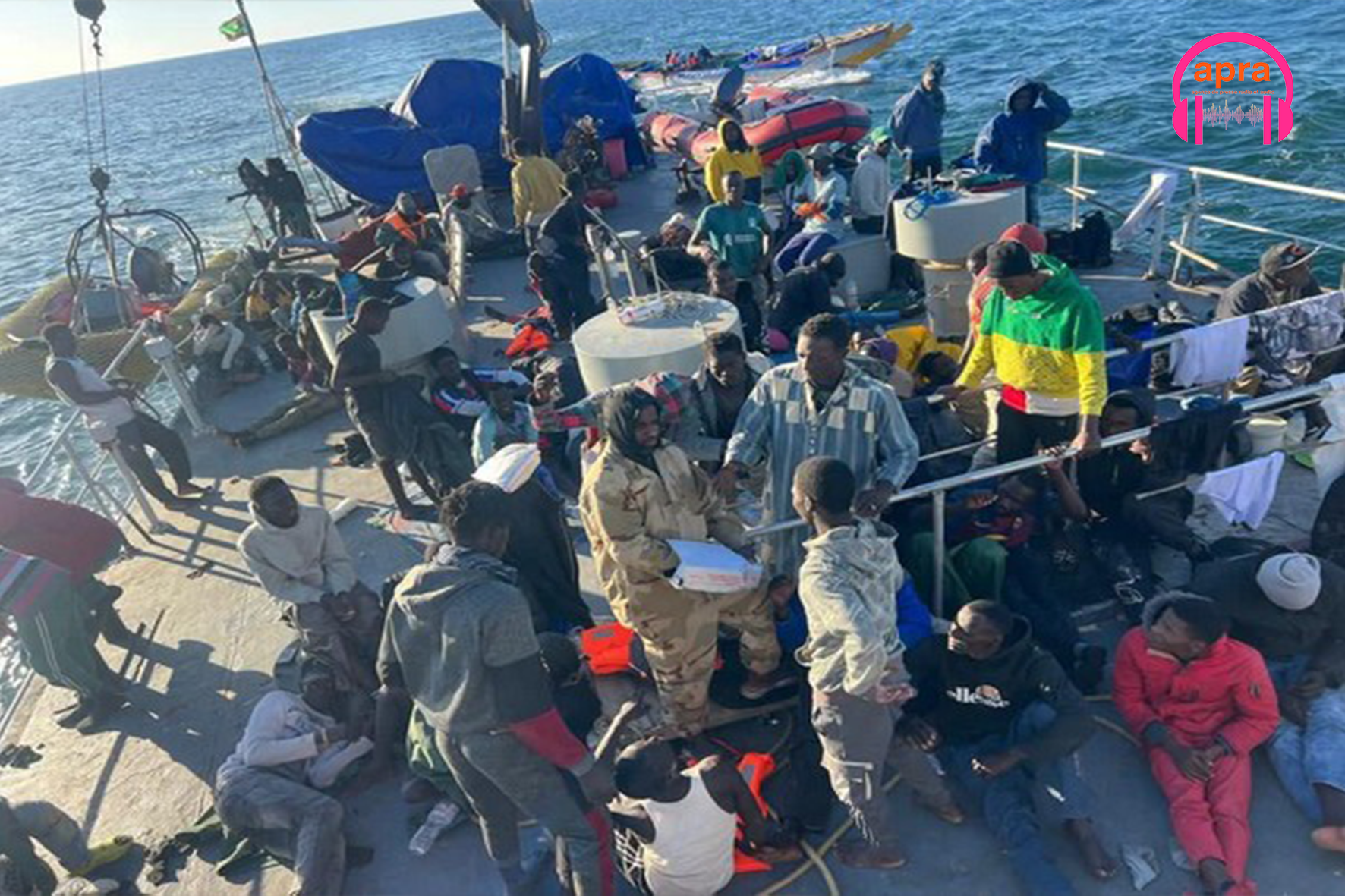 Immigration / Mauritanie : 260 candidats à la migration secourus après sept jours en mer.