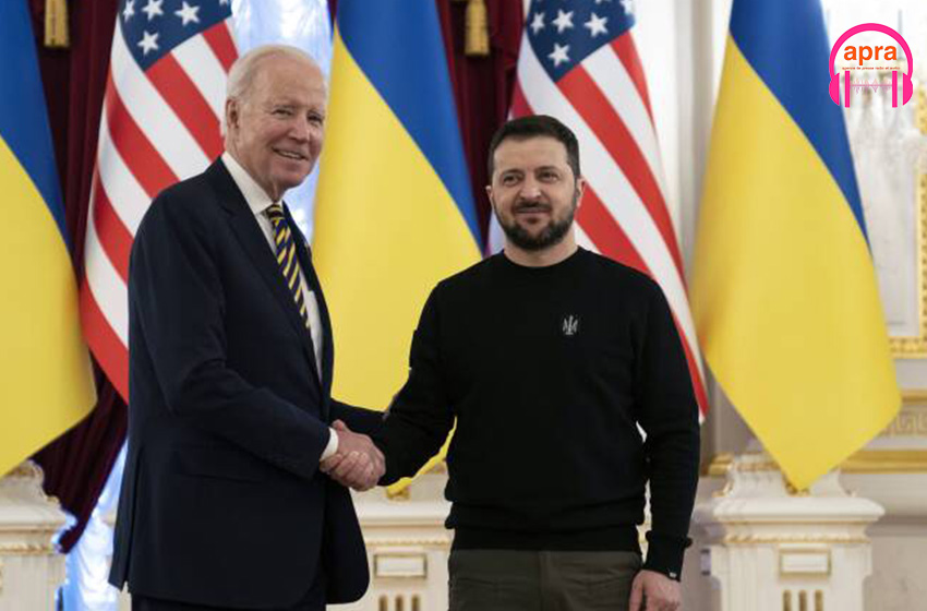 Un an de guerre en Ukraine : Visite de Joe Biden à Zelensky