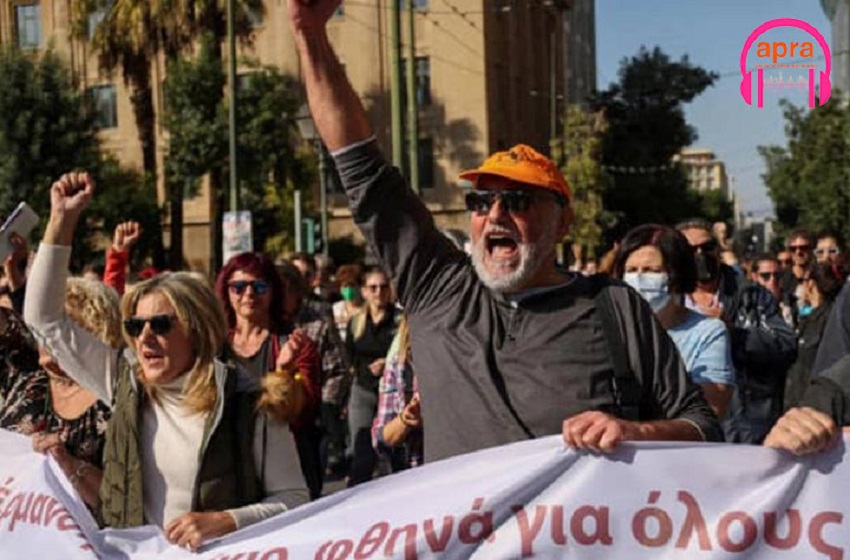 Grèce :  Les populations lancent une grève nationale contre l'inflation