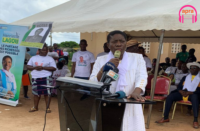 Présidentielle 2025 en Côte d’Ivoire : Henriette Lagou draine les foules à Bouaké et Attiégouakro.