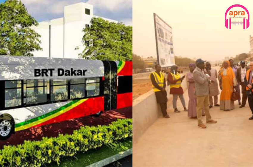 Le Conseil Exécutif des Transports Urbains de Dakar ( CETUD ) visite l'état d'avancement du BRT Sénégal .