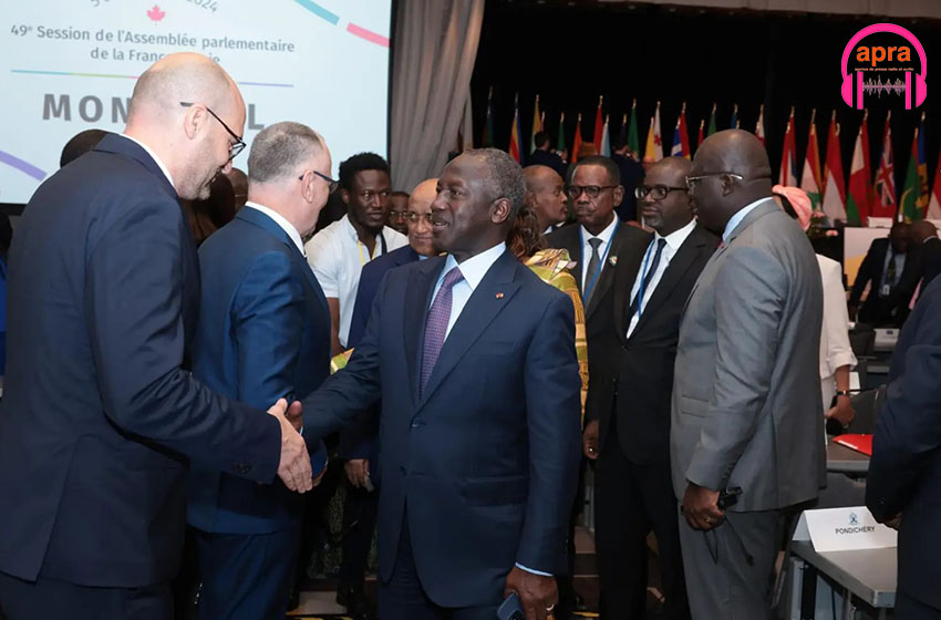 La Côte d’Ivoire participe à la 49e session de l’Assemblée parlementaire de la francophonie au Canada