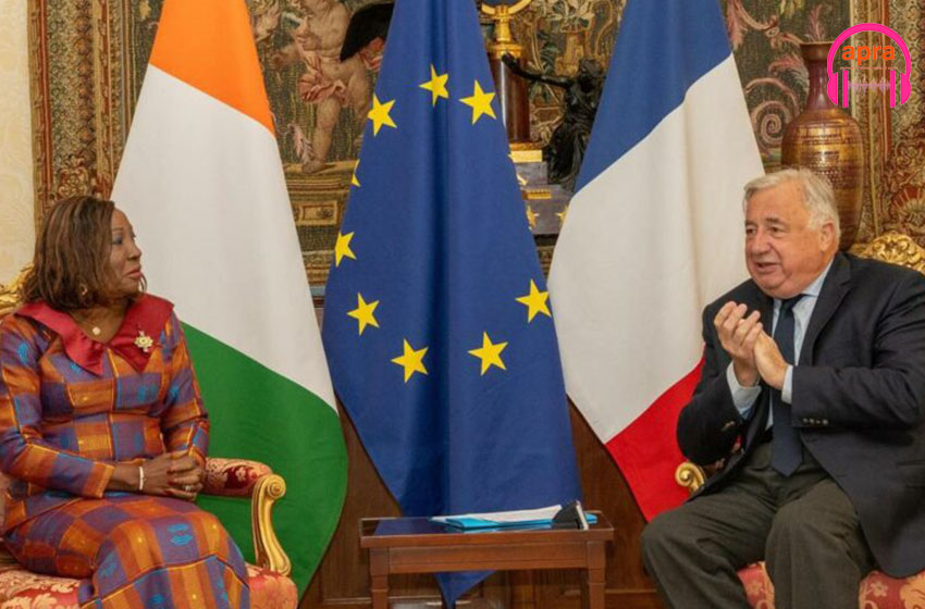Diplomatie : La présidente du Sénat ivoirien et son homologue français renforcent les liens de coopération