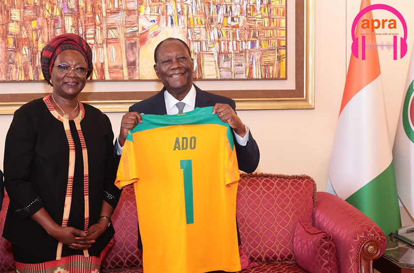 #Info_Rapide : Mariam Dao Gabala visite le Président Alassane Ouattara.