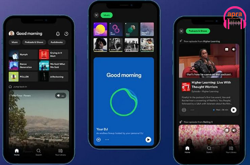 Technologie / La nouvelle page d'accueil de Spotify