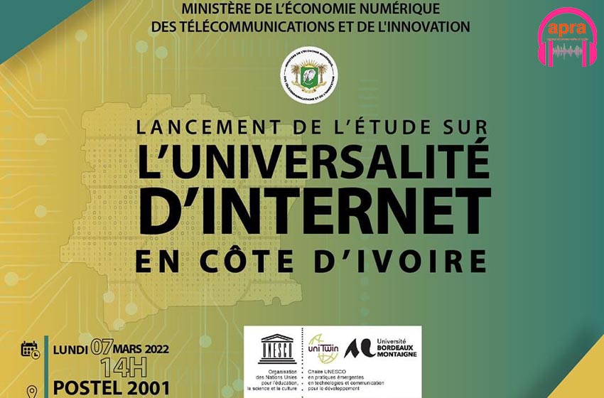 Le Ministère de l’Economie Numérique a démarré l'Étude sur l'Universalité d'Internet en Côte d'Ivoire