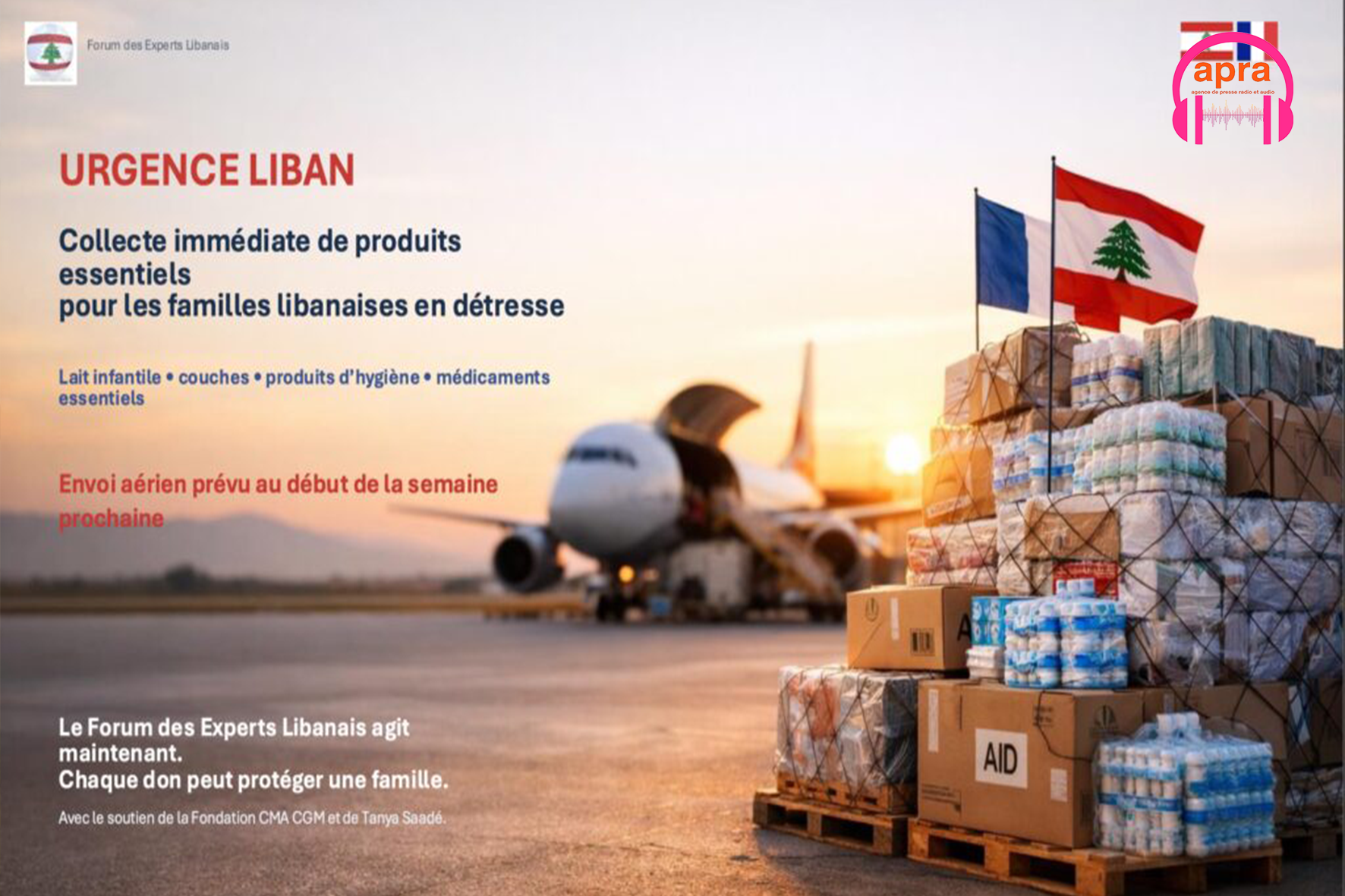 Actualité internationale /Guerre au Moyen-Orient : la diaspora libanaise s’organise pour soutenir les civils pris au piège.