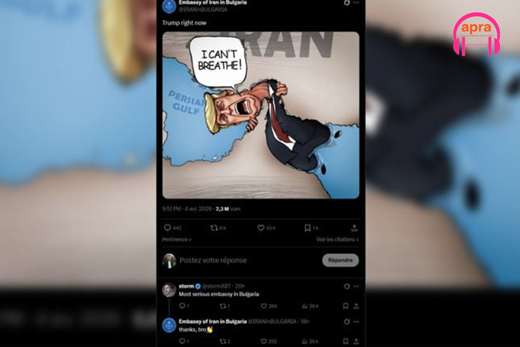 TECHNOLOGIE / Guerre au Moyen-Orient : Quand l’Iran trolle Washington, la bataille se joue aussi à coups de memes.