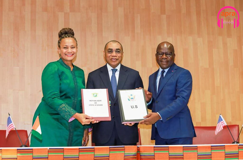SANTE / la Côte d’Ivoire et les États-Unis signent un accord de coopération de 272 milliards de FCFA.