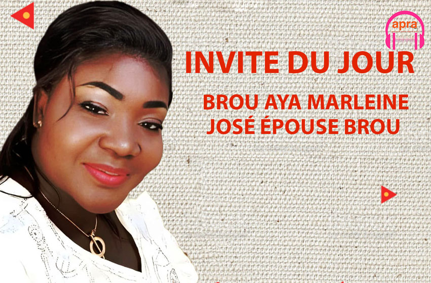 Invité du jour : Aya Marleine José épouse Brou mariée, enseignante.