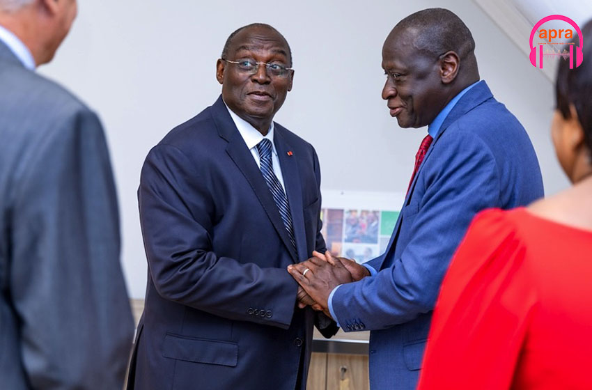 Le vice-président ivoirien échange avec le vice-président de la Banque mondiale pour l’Afrique de l’Ouest et du Centre