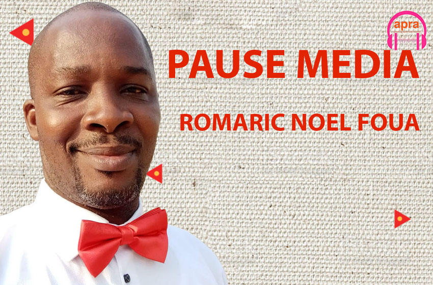 Pause média : Romaric Noel Foua, homme de presse et média