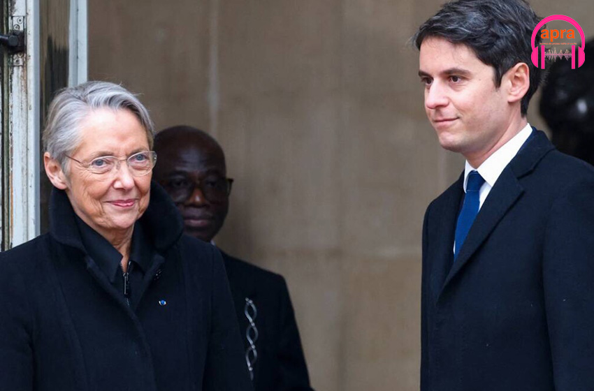 Politique Française : Gabriel Attal nommé Premier ministre en remplacement d’Elisabeth Borne.