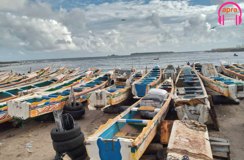 Sénégal : l'agence nationale de l'aviation civile et de la météorologie ( ANACIM ) prévoit une météo dangereuse pour les pêcheurs de Soumbédioune.