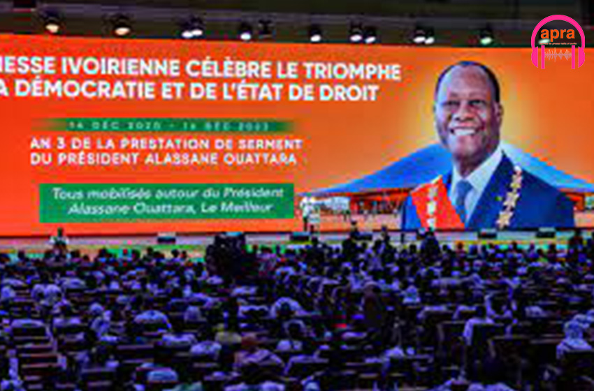 Hommage rendu au président Alassane Ouattara : la jeunesse du RHDP souligne les réalisations du président de la république.