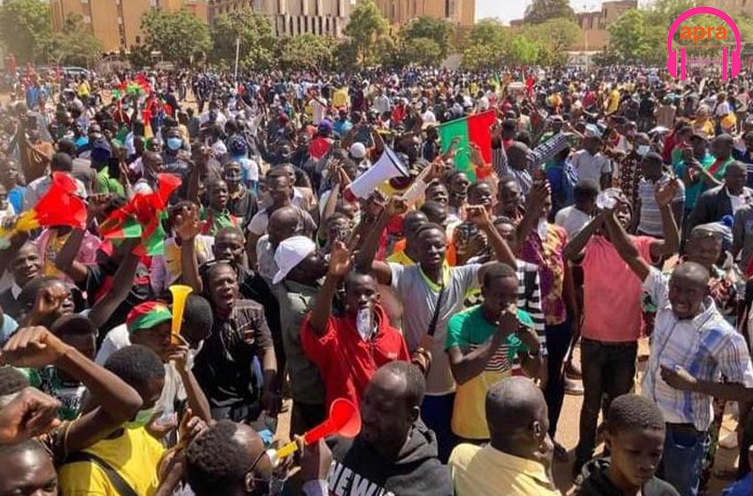 Burkina Faso : Marche de soutien à la junte.