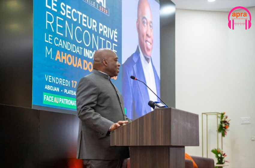 Présidentielle 2025 : Double offensive pour Ahoua Don Mello, entre Patronat d’Abidjan et populations de Bangolo.