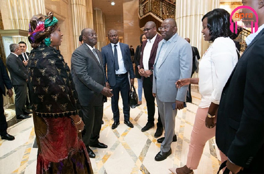 Diapora : Kandia Camara rencontre la diaspora ivoirienne d’Abu Dhabi.