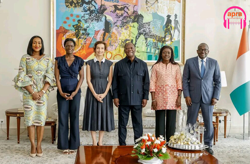 Le président Ouattara a eu un entretien avec la directrice générale de l’UNESCO