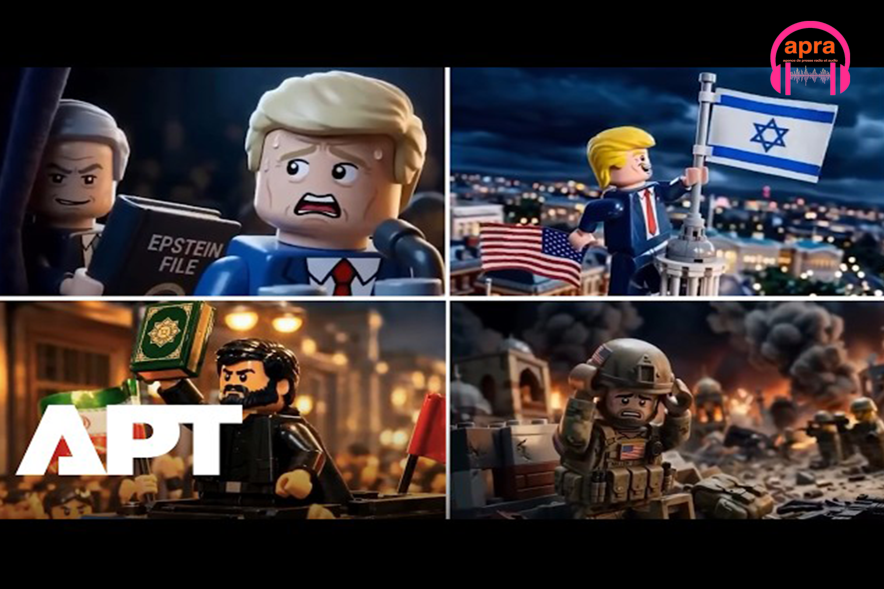 TECHNOLOGIE / Propagande 2.0 : YouTube supprime une chaîne pro-iranienne aux vidéos IA mettant Donald Trump en scène… façon Lego.