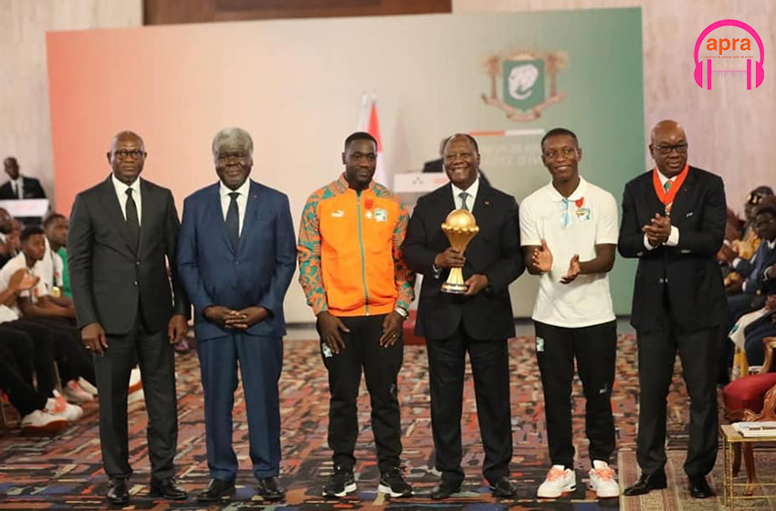Sport : le président Ouattara reçoit les héros de la CAN 2023