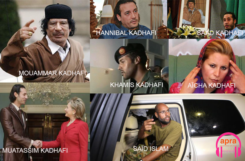 LYBIE : Que deviennent les enfants de Kadhafi?
