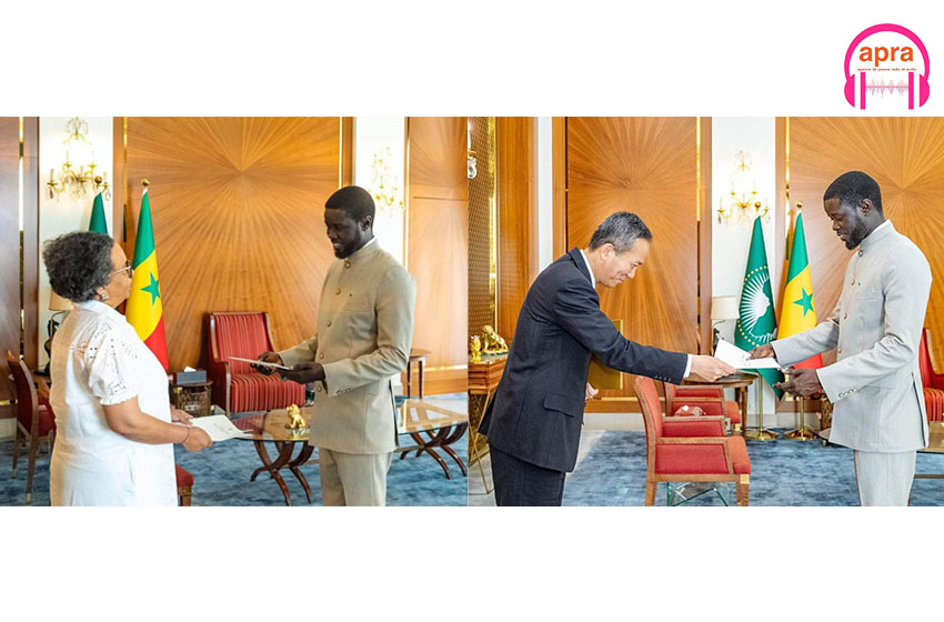 Diplomatie : le chef de l’Etat sénégalais a reçu les lettres de créance de deux nouveaux ambassadeurs