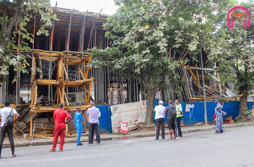 Incident dans un immeuble au Plateau : Le ministère de la Construction arrête les travaux et invite les maîtres d’ouvrage à garantir la sécurité sur les chantiers