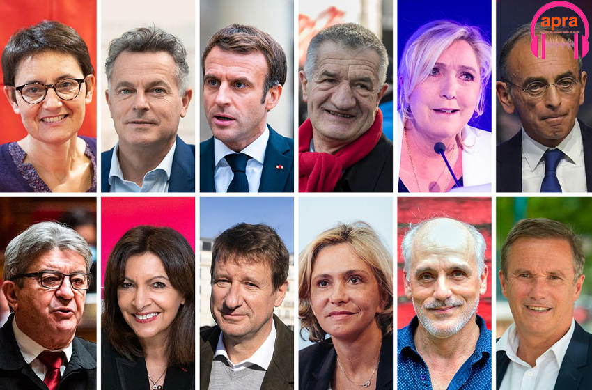 Présidentielle en France : 12 candidats en lice.
