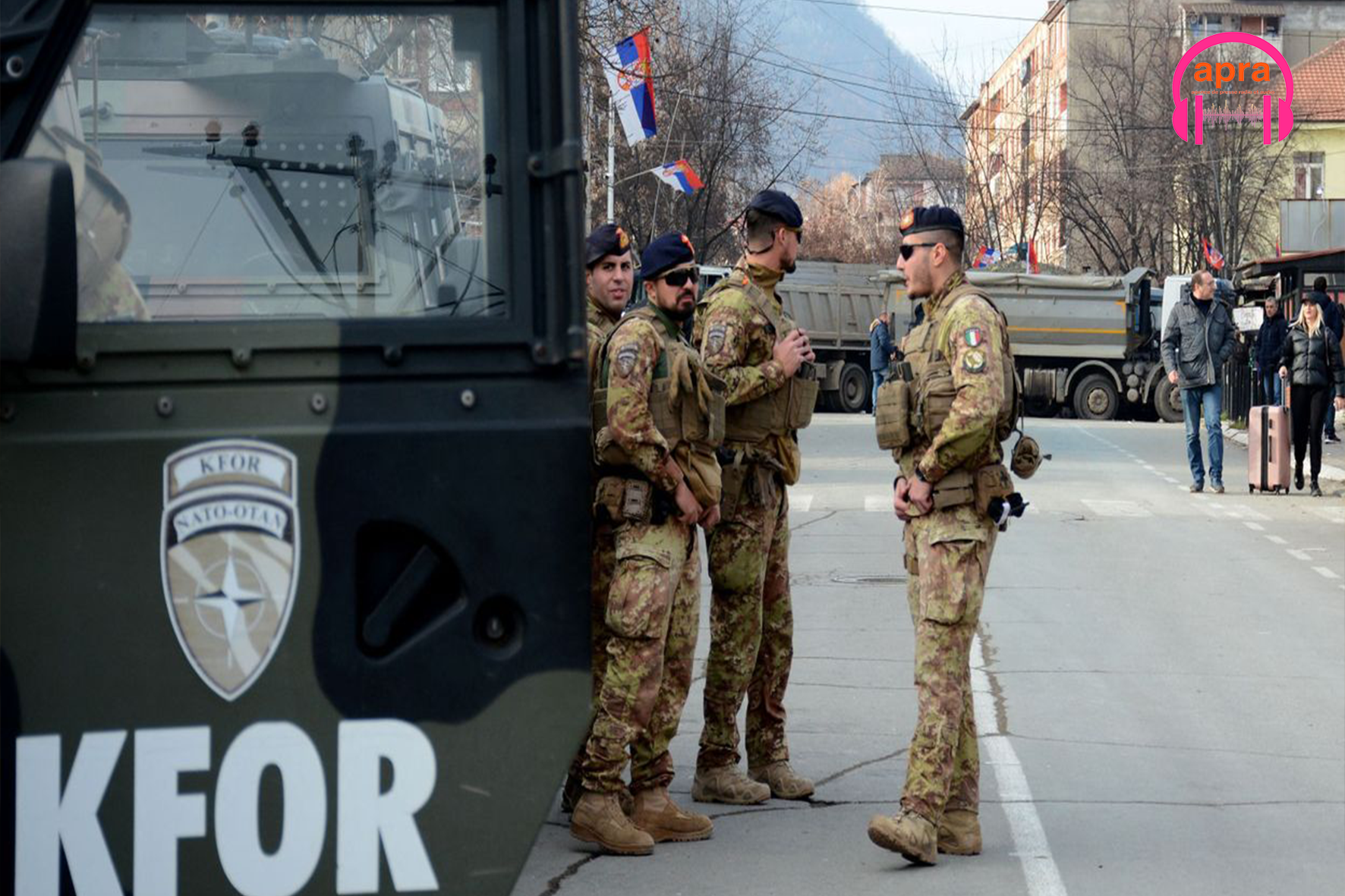 Actualité internationale : L’OTAN réduit progressivement sa présence militaire au Kosovo après l’amélioration de la sécurité.