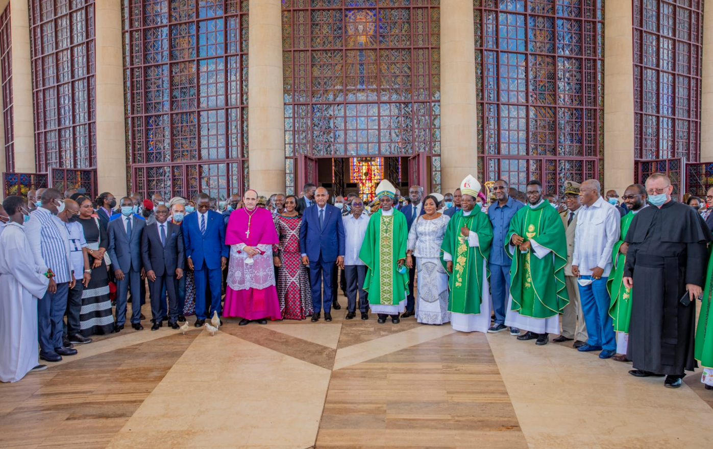 Journée de la paix : le premier ministre Patrick Achi à la basilique de Yamoussoukro