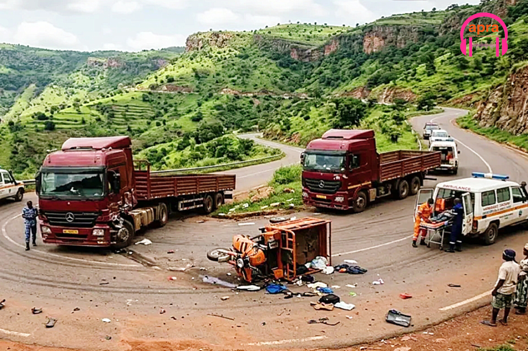ACTUALITÉ DU CONTINENT / Togo : 14 morts et 58 blessés dans un terrible accident sur la “route des montagnes” de la Kozah.